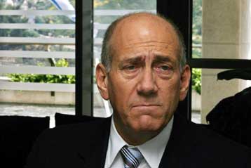 Την ελπίδα να διευρύνει την Ιερουσαλήμ εξέφρασε ο Εχ.Ολμέρτ