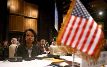 Την ετοιμότητα των ΗΠΑ να αναγνωρίσουν μονομερώς το Κόσοβο επιβεβαίωσε η Κ.Ράις