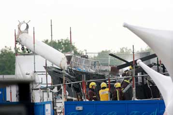 Πυρκαγιά κατέστρεψε το περίφημο ιστιοφόρο Cutty Sark