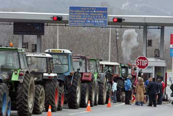 Αθώοι οι αγροτοσυνδικαλιστές που κατηγορούνταν για παρακώλυση συγκοινωνιών
