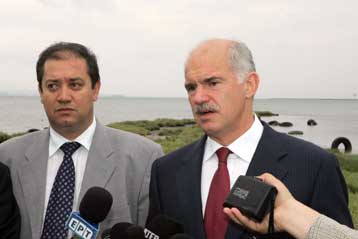 Μήνυμα Παπανδρέου για το περιβάλλον από υποβαθμισμένες περιοχές της Θεσσαλονίκης