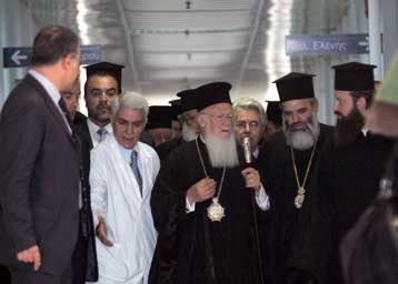 Αισιόδοξος για την πορεία της υγείας του Αρχιεπισκόπου δήλωσε ο κ. Βαρθολομαίος