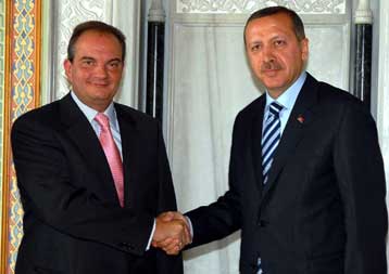 H ευρωπαϊκή πορεία της Τουρκίας στη συνάντηση Καραμανλή-Ερντογάν