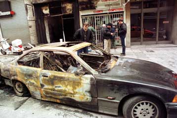 Επίθεση με μολότoφ και επεισόδια από ομάδα χούλιγκαν στου Ζωγράφου