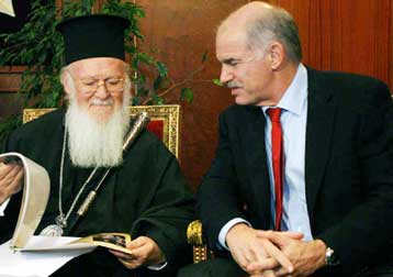 Μήνυμα στήριξης στον Οικουμενικό Πατριάρχη από τον πρόεδρο του ΠΑΣΟΚ