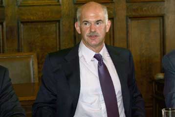 Την αντίθεσή του στο νόμο για τα ΜΜΕ εξέφρασε ο Γ.Παπανδρέου