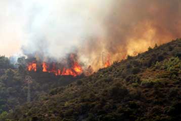 Καύσωνας και πυρκαγιές «καίνε» τη νοτιοανατολική Ευρώπη