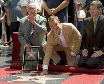 Το δικό του αστέρι στη «Λεωφόρο της Δόξας» απέκτησε ο Ματ Ντέιμον