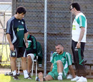 Για προληπτικούς λόγους ο Παπαδόπουλος αποχώρησε από την προπόνηση του Παναθηναϊκού