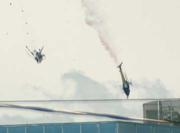 Σύγκρουση δύο ελικοπτέρων στον αέρα στο Φίνιξ της Αριζόνα