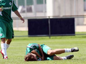 Ατυχος ο Σιόντης, δύο μήνες εκτός δράσης λόγω κατάγματος στον αγκώνα