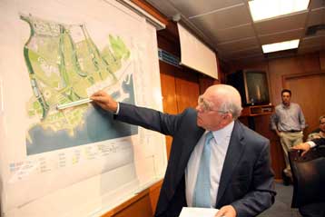 Τη μελέτη διαμόρφωσης του Μητροπολιτικού Πάρκου Ελληνικού παρουσίασε ο Γ.Σουφλιάς