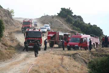 Μεγάλη πυρκαγιά ξέσπασε στη βόρεια Κέρκυρα