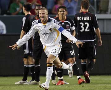 Απάντηση στους αμφισβητίες το πρώτο γκολ του Μπέκαμ με τη φανέλα των ΛΑ Γκάλαξι