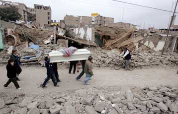 Αντιμέτωπο με λεηλασίες σπιτιών και εκατοντάδες μετασεισμούς το Περού