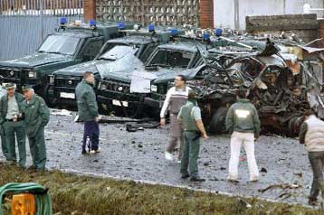 Έκρηξη παγιδευμένου αυτοκινήτου στη Χώρα των Βάσκων με «άρωμα» ΕΤΑ