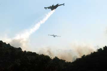 Μεγάλη πυρκαγιά τέθηκε υπό έλεγχο στο Γραμματικό