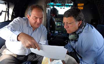 Μήνυμα στήριξης της Ελλάδας μετά τις καταστροφικές πυρκαγιές από τον Ζ.Μπαρόζο