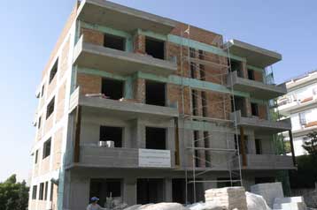 Μείωση 7,7% στην οικοδομική δραστηριότητα τον Ιούνιο