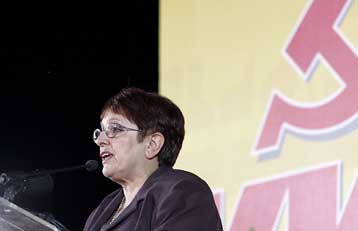 Κάλεσμα Παπαρήγα για ενίσχυση του ΚΚΕ και αποδυνάμωση του δικομματισμού