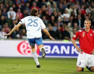 «Σωτήρια» ισοπαλία 2-2 της Εθνικής στο Όσλο καθ οδόν για το Euro 2008