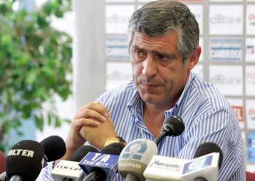 Σεβόμαστε κάθε αντίπαλο αλλά δεν τον φοβόμαστε, δήλωσε ο Φ.Σάντος