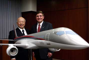 Η Mitsubishi παρουσιάζει το πρώτο της επιβατικό αεροπλάνο