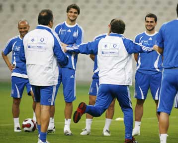 Ο Γκέκας δεν προπονήθηκε με την Εθνική εξαιτίας τραυματισμού