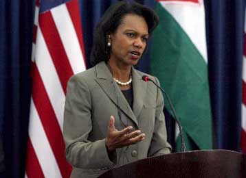 Η Κ.Ράις αποκλείει το θέμα του Γκολάν από την ειρηνευτική διάσκεψη του Νοεμβρίου