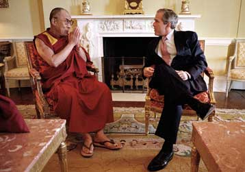 Με τον Δαλάι Λάμα θα συναντηθεί ο Μπους παρά τις αντιρρήσεις του Πεκίνου