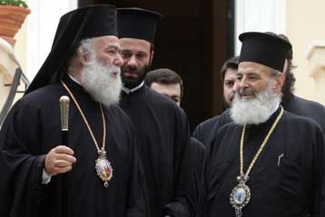 Τον αρχιεπίσκοπο Χριστόδουλο επισκέφθηκε ο Πατριάρχης Αλεξανδρείας