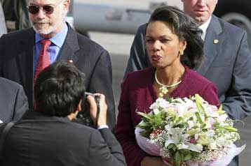 Στην Τουρκία η Ράις για πιέσεις ενάντια στην προοπτική επέμβασης στο Βόρειο Ιράκ