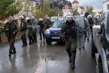 Ευρείας κλίμακας επιχείρηση της ΕΛ.ΑΣ. στα Ζωνιανά