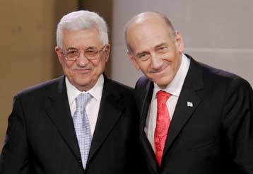 Το Ισραήλ κινδυνεύει αν δεν ιδρυθεί παλαιστινιακό κράτος, προειδοποιεί ο Εχ.Ολμέρτ