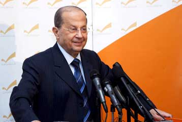 Υποστήριξη στον Μ.Σουλεϊμάν για την προεδρία του Λιβάνου και από τον Μισέλ Αούν