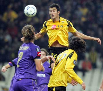 Η ΑΕΚ διατήρησε τις ελπίδες της μετά το 1-1 με τη Φιορεντίνα