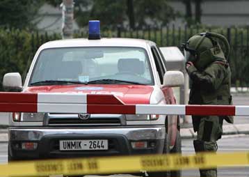 Επτά τραυματίες από έκρηξη σε πόλη στα νότια του Κοσσυφοπεδίου