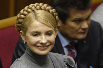 Τον διορισμό της Τιμοσένκο στη θέση του πρωθυπουργού ενέκρινε ο Γιουστσένκο