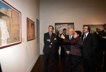 Την έκθεση «Κλασικές μνήμες στη σύγχρονη ελληνική τέχνη» εγκαινίασε ο Κ.Παπούλιας