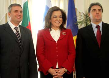 Συνάντηση της Ντ.Μπακογιάννη με τον Βούλγαρο και τον Ρουμάνο ΥΠΕΞ για το Κόσοβο
