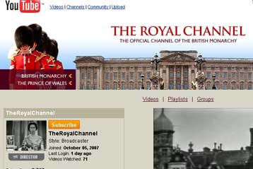 Η βασίλισσα της Αγγλίας ανοίγει το δικό της κανάλι στο YouTube