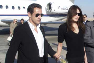 Διακοπές στην Αίγυπτο για τον Νικολά Σαρκοζί και την Κάρλα Μπρούνι