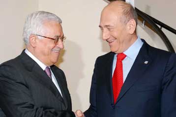 Ο Ολμέρτ δεν υπόσχεται στον Αμπάς «πάγωμα» του εποικισμού