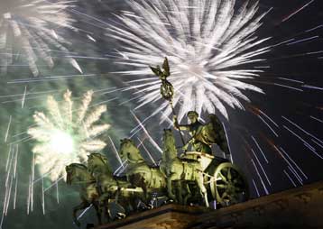 Φαντασμαγορική είσοδος του 2008 σε ολόκληρο τον κόσμο