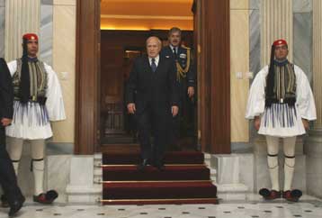 Ευχές για το 2008 στον Πρόεδρο της Δημοκρατίας