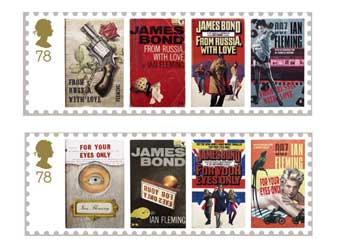 Γραμματόσημα αφιερωμένα στον Τζέιμς Μποντ κυκλοφορούν από τα βρετανικά ταχυδρομεία