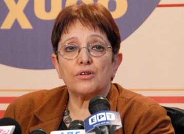 Αποκλεισμό του ΚΚΕ από τα Μέσα Ενημέρωσης καταγγέλλει η Αλ.Παπαρήγα