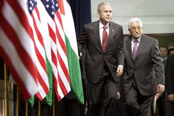 Σίγουρος για την ίδρυση παλαιστινιακού κράτους δηλώνει ο Μπους από τη Μ.Ανατολή