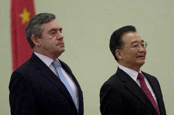 Επίσημη επίσκεψη του Γκόρντον Μπράουν στο Πεκίνο