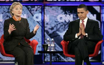 Αντιπαράθεση σε υψηλούς τόνους για τη Χίλαρι Κλίντον και τον Μπάρακ Ομπάμα